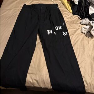 Palm Angels Black Men's chino Pants size 48